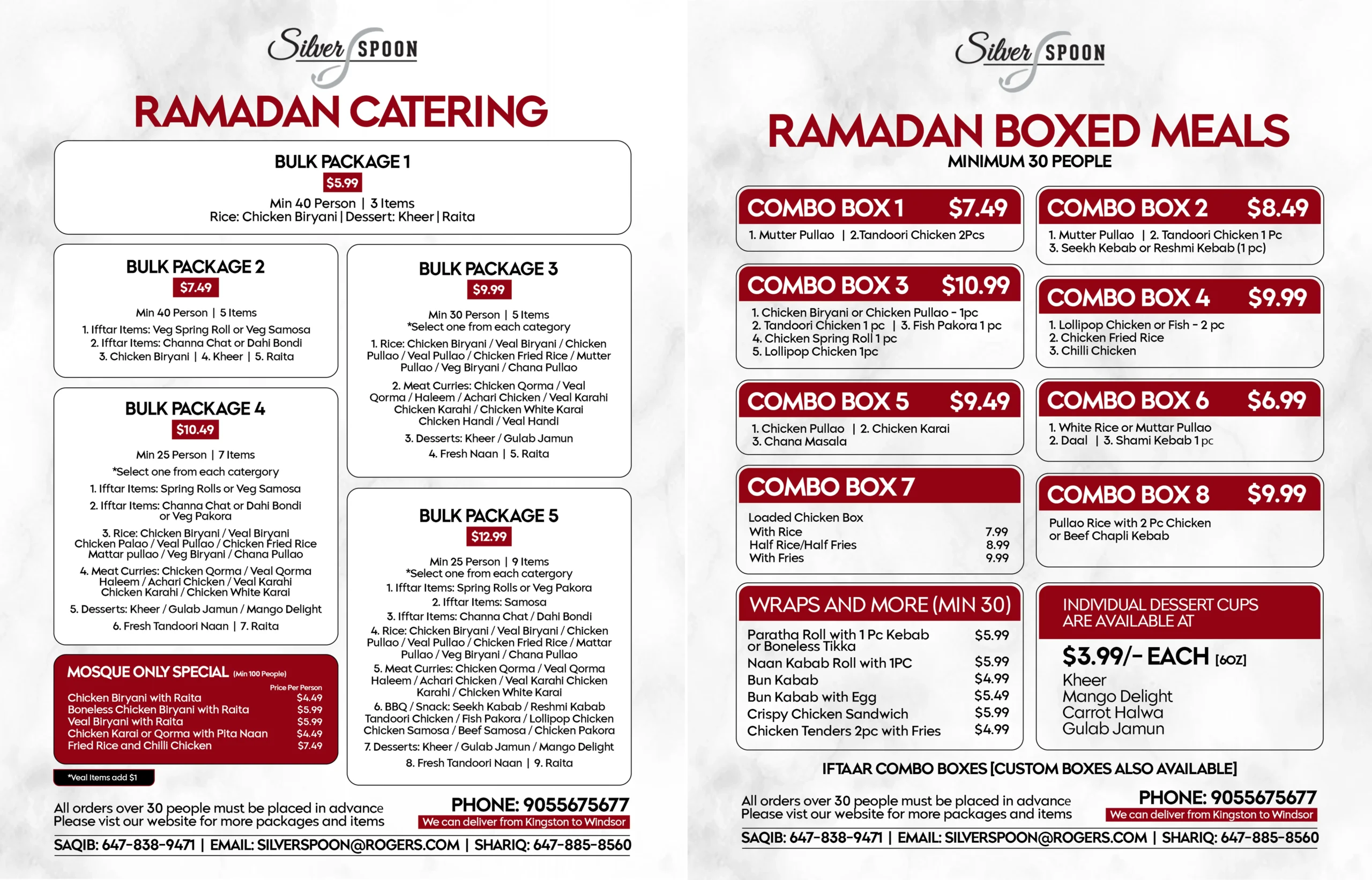 ramadan boxed meals